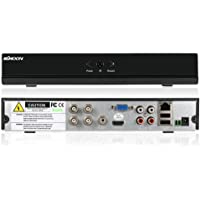 KKmoon 4 Canales 960H CCTV DVR Grabador de vídeo H. 264 HDMI Video Recorder Detección del movimiento